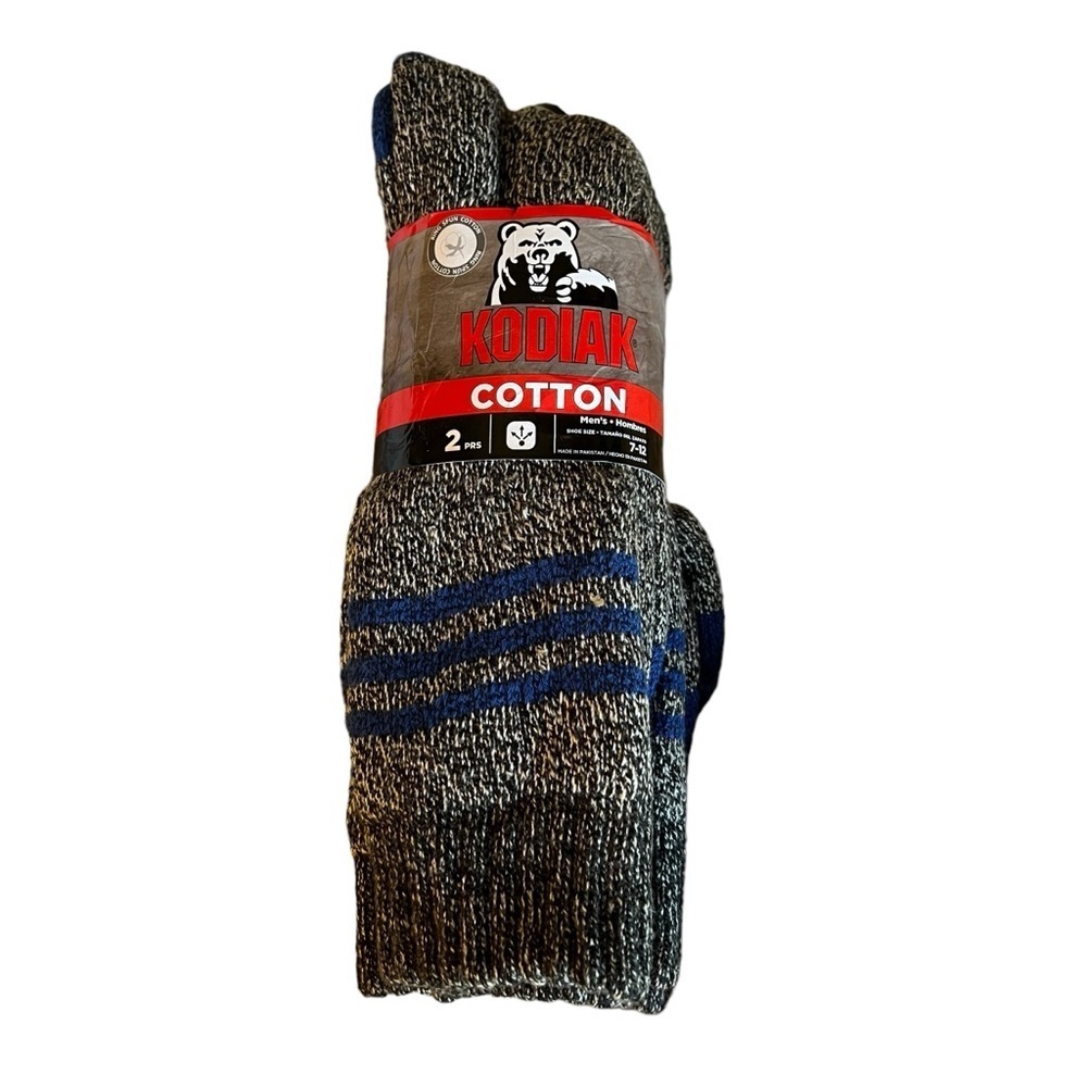 Kodiak Cotton Thick Tall Boot Socks 2‎ Pairs New